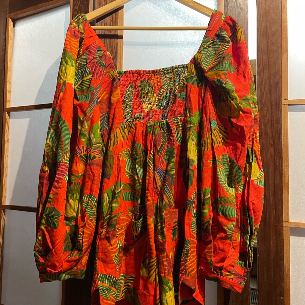 FARM Rio Red Forest Birds Romper - Picture 5 of 7